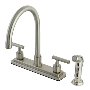 Manhattan KS8798CML Two-Handle 4-Hole Deck Mount 8