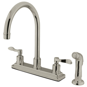 KS8798DFL Two-Handle 4-Hole Deck Mount 8