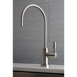 Concord KSAG8198DL Single-Handle 1-Hole Deck Mount Water Filtration Faucet, Brushed Nickel