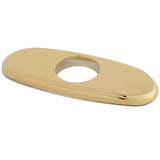 KSCP1432 Zinc Alloy Escutcheon Plate, Polished Brass