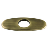 KSCP223AB Bathroom Faucet Deck Plate, Antique Brass