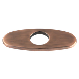 KSCP223AC Bathroom Faucet Deck Plate, Antique Copper