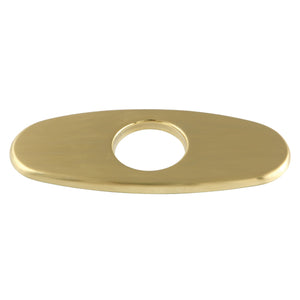 KSCP223BB Bathroom Faucet Deck Plate, Brushed Brass