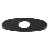 KSCP223MB Bathroom Faucet Deck Plate, Matte Black
