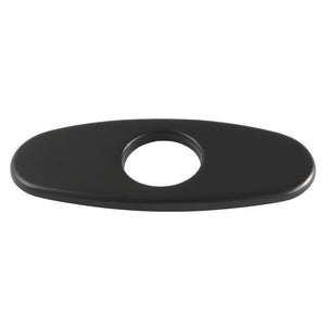 KSCP223MB Bathroom Faucet Deck Plate, Matte Black