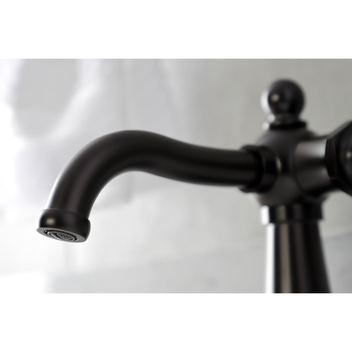 Nautical KSD154BXORB Single-Handle 1-Hole Deck Mount Bathroom Faucet with Push Pop-Up and Deck Plate, Oil Rubbed Bronze