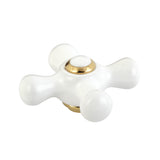 KSDH23625PX Brass Cross Diverter Handle, Polished Brass