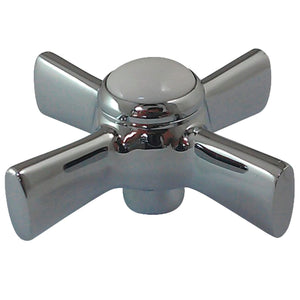 KSDH2961ZX Brass Cross Diverter Handle, Polished Chrome
