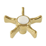 Hamilton KSDH2962NX Star Cross Handle, Polished Brass