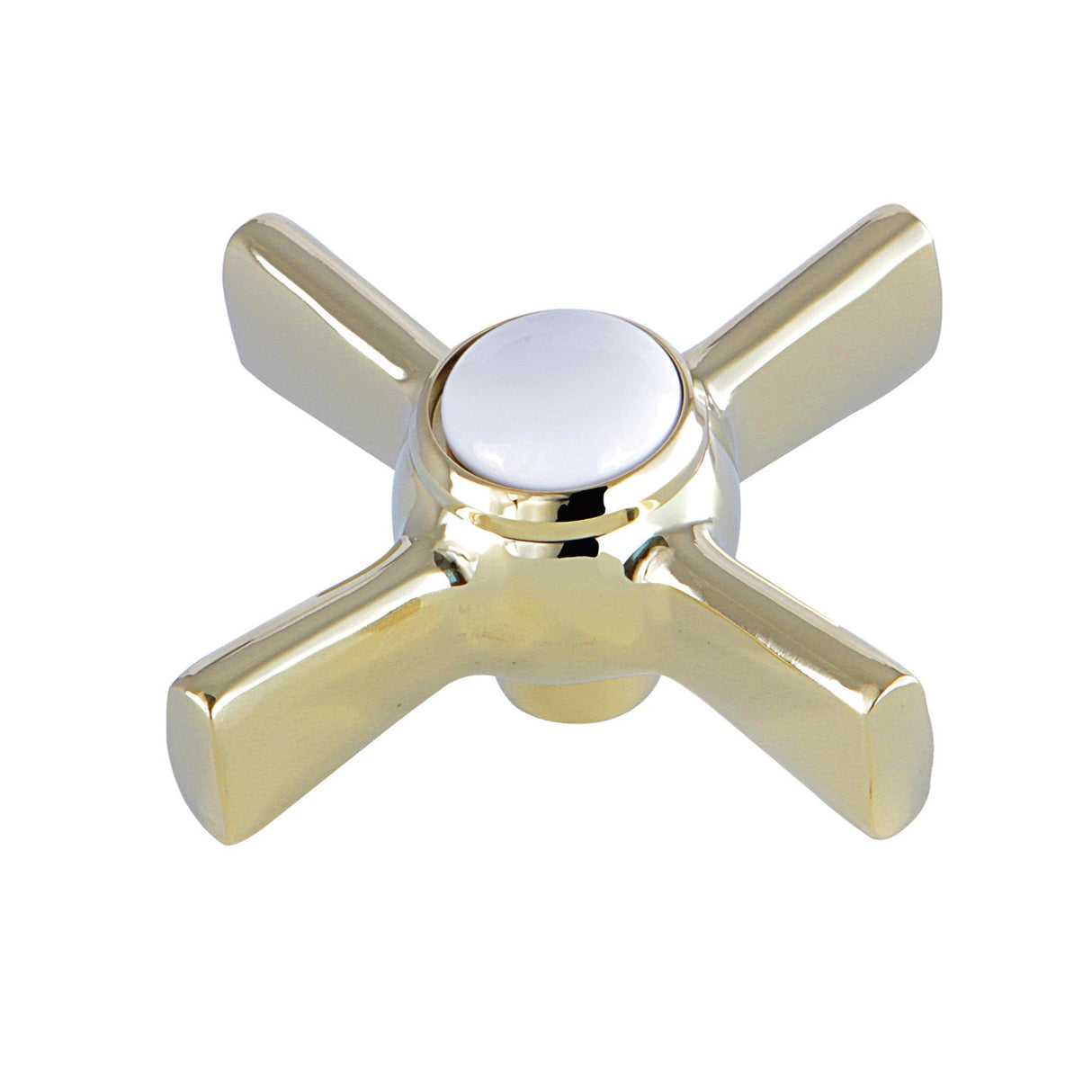 KSDH2962ZX Brass Cross Diverter Handle, Polished Brass