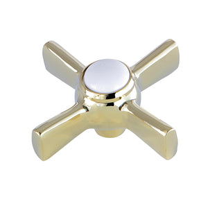KSDH2962ZX Brass Cross Diverter Handle, Polished Brass