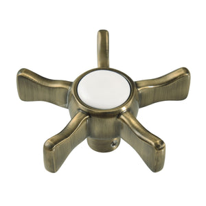 Hamilton KSDH2963NX Star Cross Handle, Antique Brass