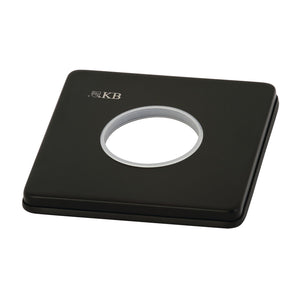 KSE3040 Brass Escutcheon Plate, Matte Black