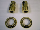 KSEL1242 Wall Mount Elbow, Polished Brass