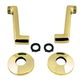 Victorian KSEL243PB 5-3/4 Inch Swivel Elbows for Wall Mount Tub Faucet, Polished Brass
