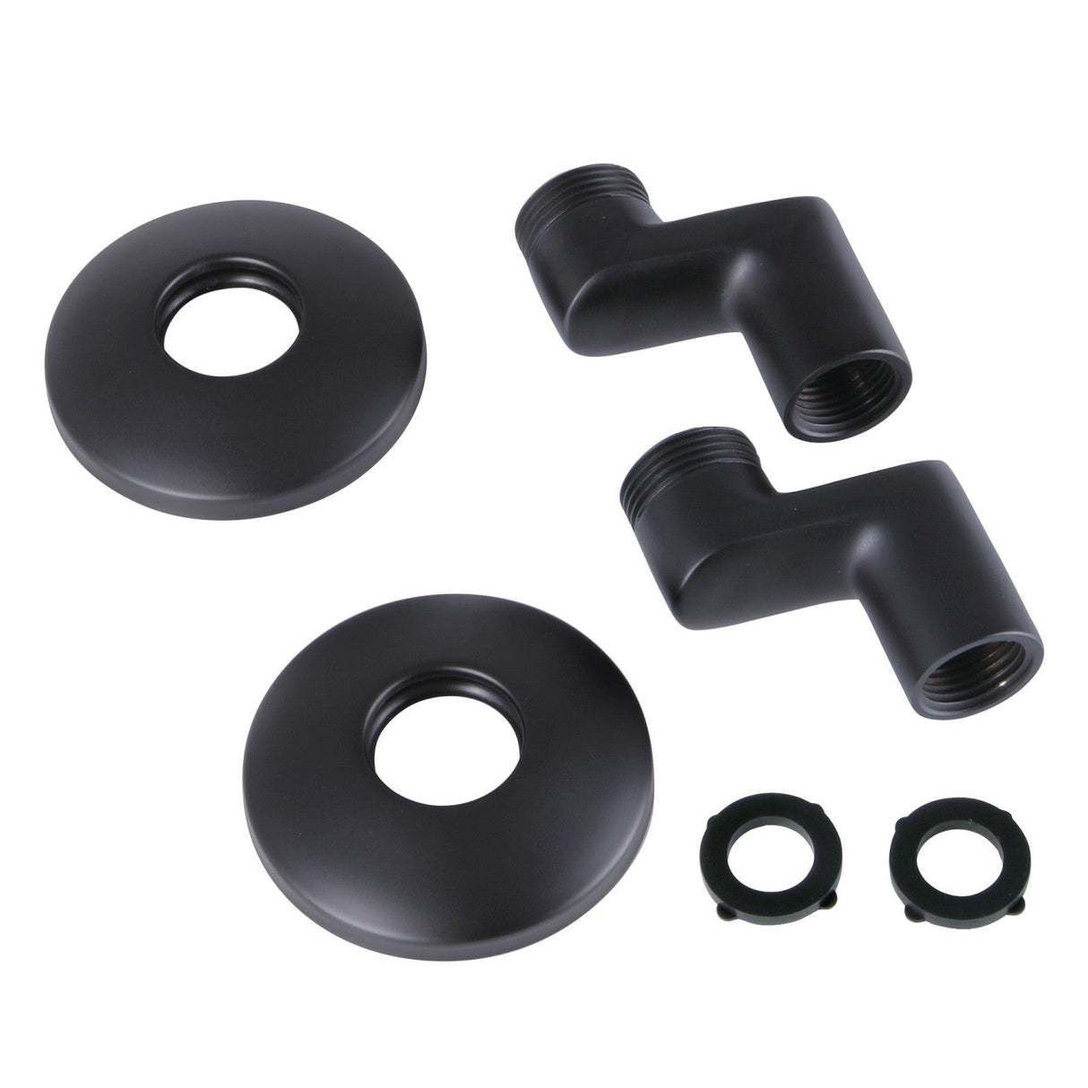 KSEL265MB Swivel Elbows for Wall Mount Tub Faucet (KS265MB), Matte Black