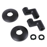 KSEL265MB Swivel Elbows for Wall Mount Tub Faucet (KS265MB), Matte Black
