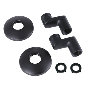 KSEL265MB Swivel Elbows for Wall Mount Tub Faucet (KS265MB), Matte Black