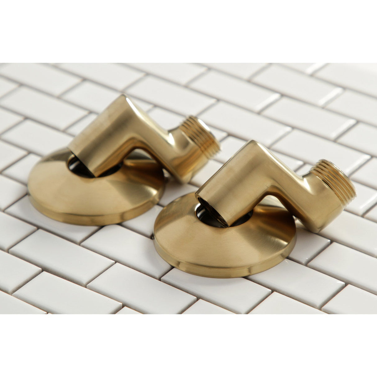 KSEL265SB Swivel Elbows for Wall Mount Tub Faucet (KS265BB), Brushed Brass