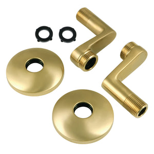 Vintage KSEL266SB Swivel Elbows for Wall Mount Tub Faucet (KS266SB), Brushed Brass
