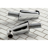 KSEL267C Brass Deck Mount Tub Faucet Riser (KS267C), Polished Chrome