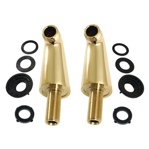 KSEL267PB Brass Deck Mount Tub Faucet Riser (KS267PB), Polished Brass