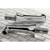 KSEL268C Brass Deck Mount Tub Faucet Riser (KS268C), Polished Chrome