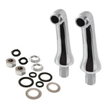 KSEL268C Brass Deck Mount Tub Faucet Riser (KS268C), Polished Chrome
