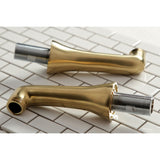 Vintage KSEL268SB Brass Deck Mount Tub Faucet Riser (KS268SB), Brushed Brass