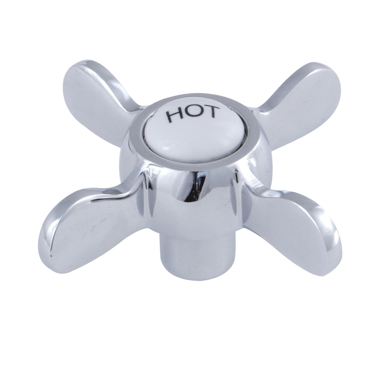 Essex KSH113H Hot Metal Cross Handle, Polished Chrome