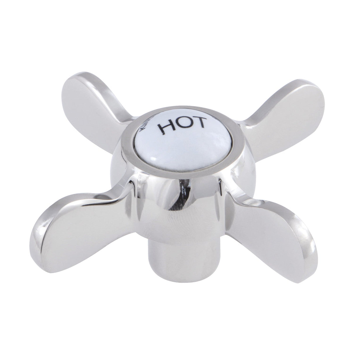Essex KSH113PNH Hot Metal Cross Handle, Polished Nickel
