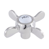 Essex KSH113PNH Hot Metal Cross Handle, Polished Nickel