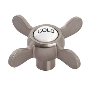 Essex KSH113SNC Cold Metal Cross Handle, Brushed Nickel