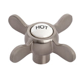 Essex KSH113SNH Hot Metal Cross Handle, Brushed Nickel