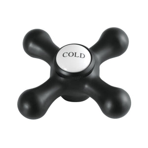 KSH1160AXC Cold Metal Cross Handle, Matte Black