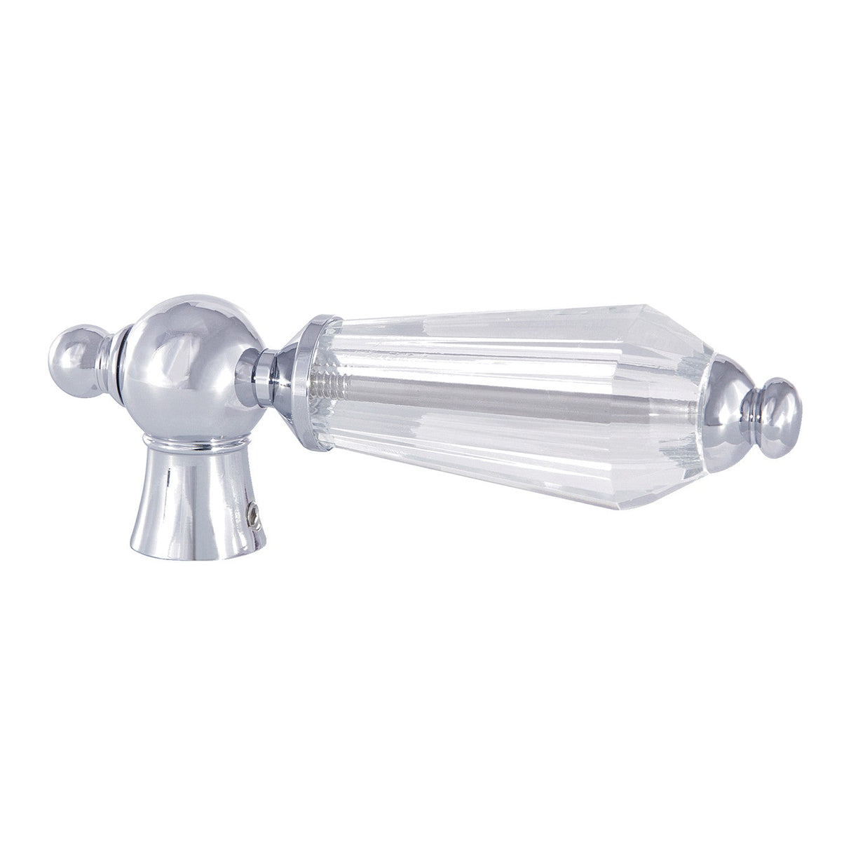 Wilshire KSH1161WLL Crystal Lever Handle, Polished Chrome
