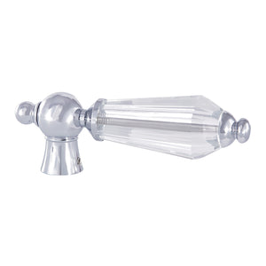 Wilshire KSH1161WLL Crystal Lever Handle, Polished Chrome