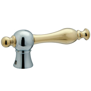 KSH1164NL Metal Lever Handle, Polished Chrome/Polished Brass