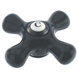 Duchess KSH1165PKXC Cold Porcelain Cross Handle, Oil Rubbed Bronze