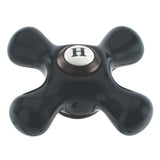 Duchess KSH1165PKXH Hot Porcelain Cross Handle, Oil Rubbed Bronze