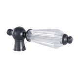 Wilshire KSH1165WLL Crystal Lever Handle, Oil Rubbed Bronze