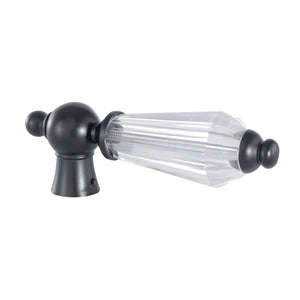 Wilshire KSH1165WLL Crystal Lever Handle, Oil Rubbed Bronze