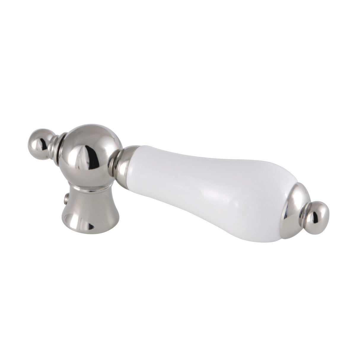 Naples KSH1166PL Porcelain Lever Handle, Polished Nickel