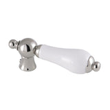 Naples KSH1166PL Porcelain Lever Handle, Polished Nickel
