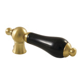 Duchess KSH1167PKL Porcelain Lever Handle, Brushed Brass