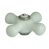 KSH1168PXC Cold Porcelain Cross Handle, Brushed Nickel