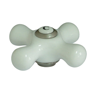 KSH1168PXC Cold Porcelain Cross Handle, Brushed Nickel