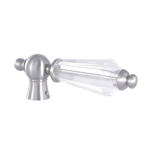Wilshire KSH1168WLL Crystal Lever Handle, Brushed Nickel