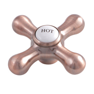KSH116AXACH Hot Metal Cross Handle, Antique Copper
