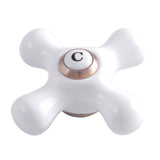 KSH116PXACC Cold Porcelain Cross Handle, Antique Copper